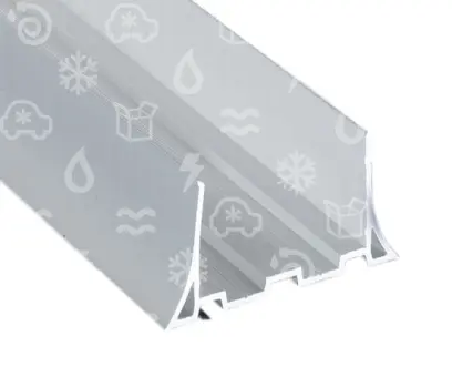 lišta zakládací U - PVC pro panely PUR 60  bílá, L = 4 m, RAL 9010